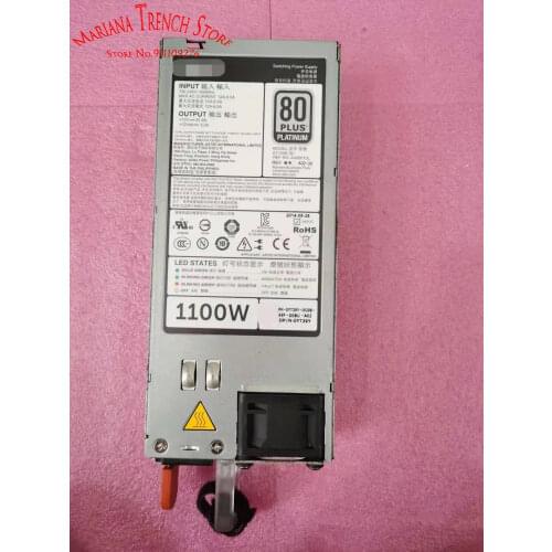E1100E-S0 AA26510L for DELL R520 R620 R720 R820 1100W power supply YT39Y
