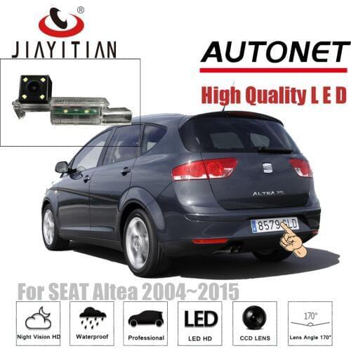 JIiaYiTian Rear View camera For SEAT Ibiza 6L 6J SC MK3 MK4 MK5 2002~2017 CCD Night Vision license plate camera Reverse Camera