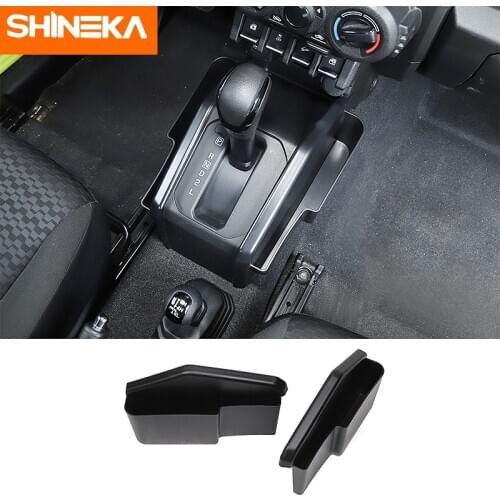 SHINEKA Stowing Tidying for Suzuki Jimny 2019+ Car Gear Shift Panel Storage Box Organizer for Suzuki Jimny 2019 2020 Accessories