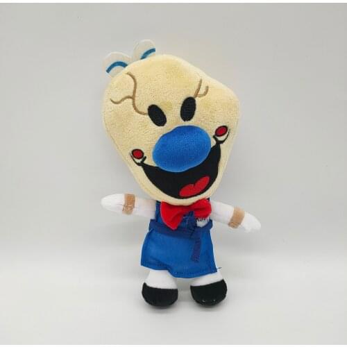 22cm Ice Scream Rod Hot Game Plush Toy Stuffed Horror Game Character Doll Halloween Cartoon Decor Christmas Gifts