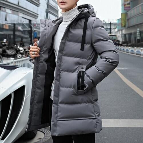 Long Style Parka Men Winter Jacket Coat for Men Hooded Thick Cotton-Padded Jacket Mens Parka Coat Male Fashion Casual Coats 4XL