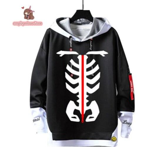 Kemono Jihen Kabane Kusaka HOT Anime Print Fake Two Hooded Unisex Cosplay Hoodies Men Women Spring Autumn Pullover Tops