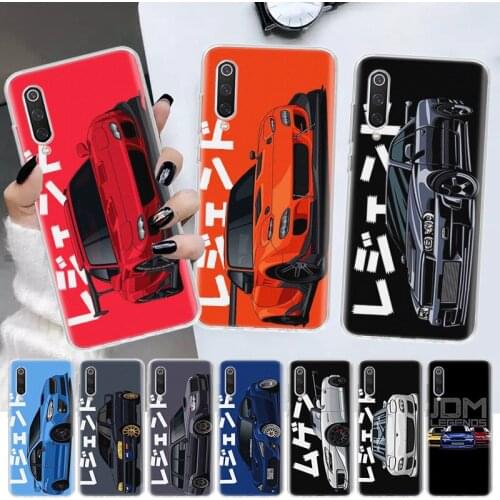 JDM Tokyo Drift Sports Car Soft Cover Phone Case For Xiaomi Redmi Note 10 9 9S 8 7 8T 9A 8A 7A 6A 5 4X S2 K20 Pro Customized Coq