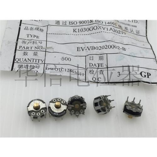 Original new 100% 10 Type adjustable potentiometer dual A2K K1030GOXV1A20219 (switch)