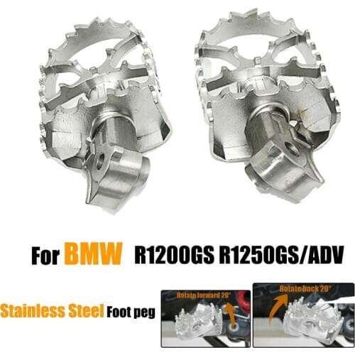R1250GS Front Footpeg Footrest For BMW R1200GS Adventure R1200 R1250 R 1200 1250 GS ADV LC 2014-2020 Foot Rest Pegs Pedals Wide