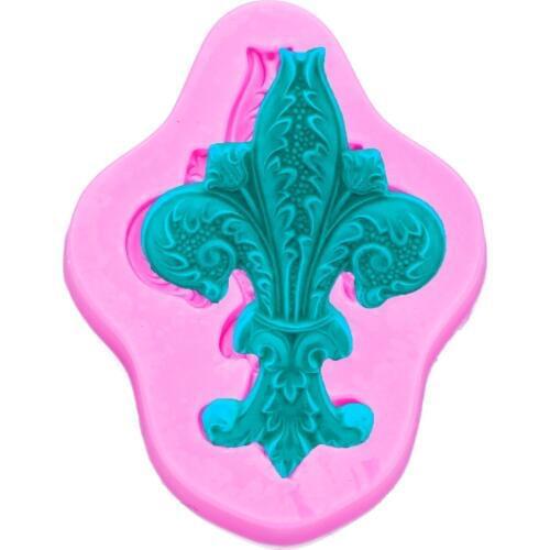 Lace silicone mold for confectionery chocolate fondant cake decoration baking used molding tools FT-1045