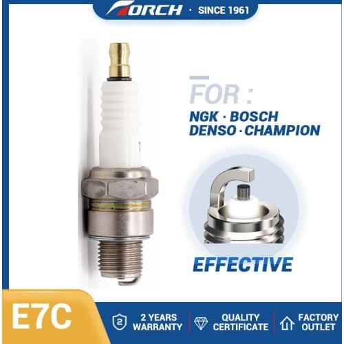Brand New TORCH Spark Plug E7C Compatible with Champion L82C Autolite 4093 NGK B6HS Denso W22FS-U BOSCH W5AC China Original