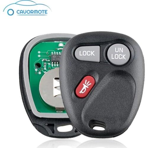 3 Buttons Smart Remote Key For Buick Park Avenue 2000 2001 2002 2003 2004 2005 FCCID KOBUT1BT 315MHZ Electronic Chip Car Key Fob