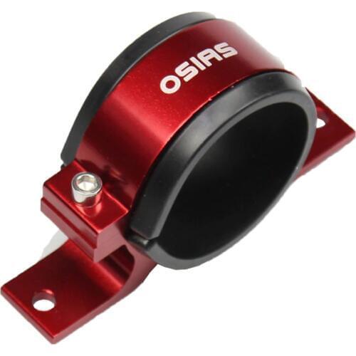 OSIAS 3 Years Warranty New Red Fuel Pump Mounting Bracket Single Filter Clamp Cradle for BOSCH 044 60mm SHIP FROM CN,US