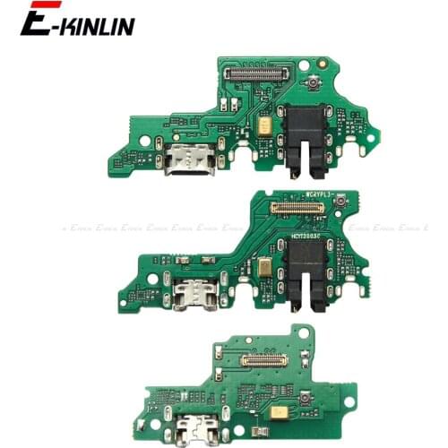 Charger USB Dock Charging Dock Port Board With Mic Microphone Flex Cable For HuaWei Honor 8S 9C 9A 9S 9X Pro Premium 10X Lite