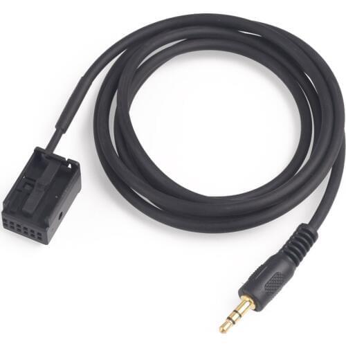 12Pin 3.5mm Jack AUX Adapter Radio Audio Interface Cable MP3 for Phone For BMW E85 E86 Z4 E83 X3
