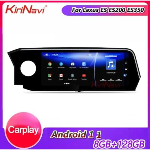 KiriNavi 12.3" Android 9.0 Car Radio For Lexus ES ES200 ES350 ES300h Auto GPS Navigation System Car DVD Multimedia Player 2018