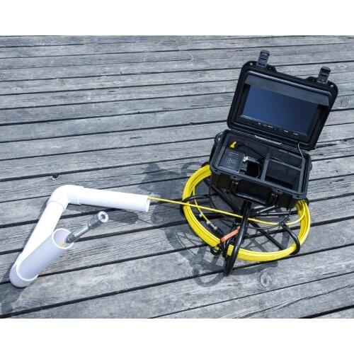 All-in-One 9" Wireless Wi-Fi Pipe Inspection Video Camera,Drain Sewer Pipeline Industrial Endoscope with Meter Counter