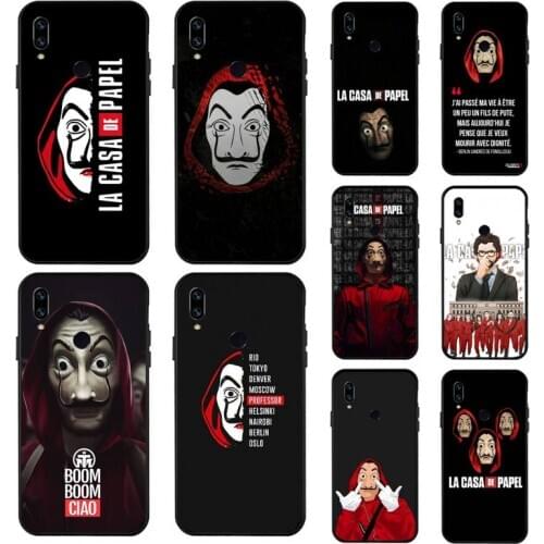 Spain TV Money Heist House Paper Phone Case For Xiaomi Redmi note 8 9 pro 7 8T 9A 9S K20
