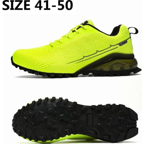 Xiaomi Breathable Mesh Trail Running Shoes Men Non-Slip Casual Sneakers Running Footwears Outdoor Racing Shoes Plus Size 50