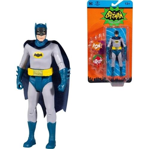 Original 6-Inch Mcfarlane Toys Dc Multiverse 1960 Batman Series Batman Action Figure Model Decoration Collection Toy Gift