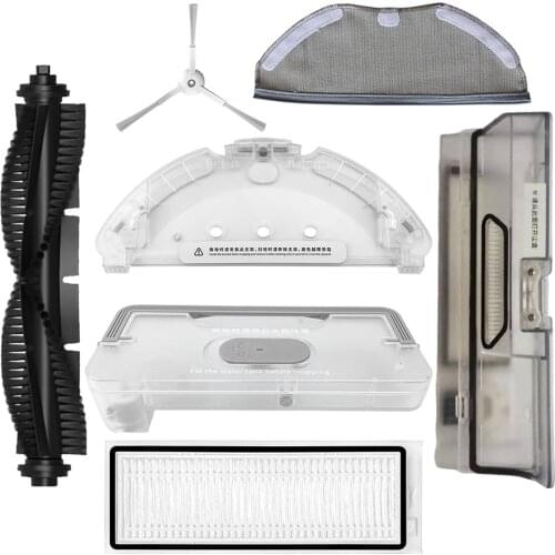 HEPA Filter Central Roll Main Brush Side Brush Mop Cloth Rag for Qihoo 360 S9 X90 Robotic Vacuum Cleaner Spare Parts Accessories