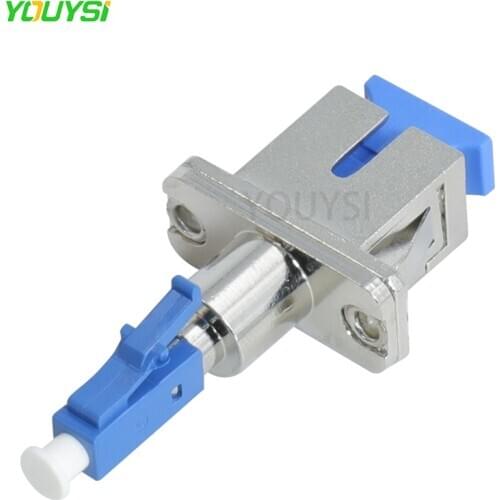 LC Male to SC Female Optical FiberSingle Mode Fiber Optic Adapter LC/UPC-SC/UPC Fast Connector