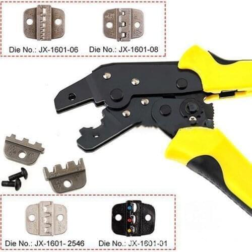 4 IN 1 Multi-gauge Wire Crimpling Pliers Set Erminal Crimper Tool Kit With Screwdriver Crimping Jaws