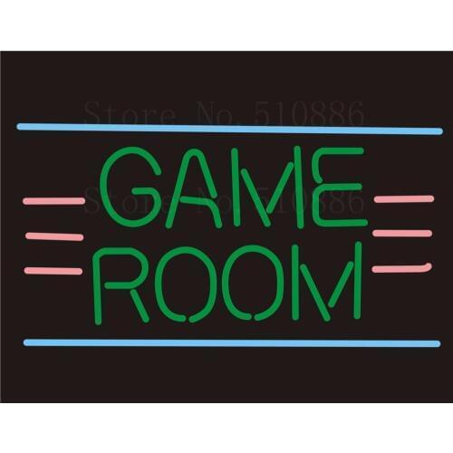 Custom NEON SIGNS board For Game Room restaurant Store REAL GLASS Tube Signage BAR PUB Club Shop Light Sign 17*14"