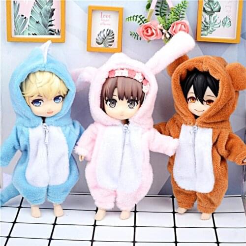 New Cute Dinosaur animal monster Doll Clothes for ob11,obitsu 11,molly, gsc,1/12 BJD Doll Accessories Clothing BJD Baby Clothes