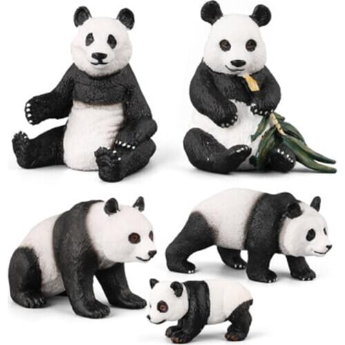 New Simulation Wild Animals Panda Toys Plastic Action Figures Educational Toy for Children Kid Toy Figure Christmas Gift