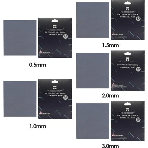 Heat Dissipation Silicone Pad CPU/GPU Graphics Card Thermal Pad Motherboard Silicone Grease Pad Multi-Size