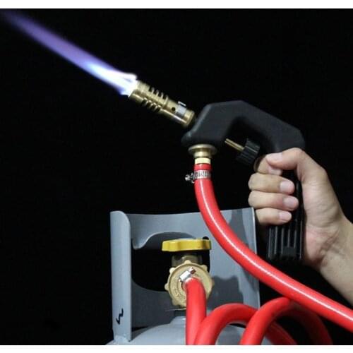 Liquefied Gas Welding Gun Torch Machine Equipment with 2.0M Hose for Soldering Cooking Brazing Heating Lighting