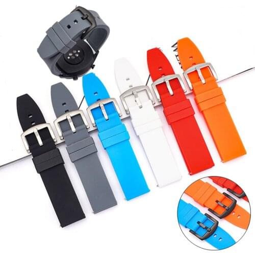 Smart Sport Silicone Strap Wrist Band Bracelet for Samsung Galaxy Huawei GT Quartz Business Watch 16mm 18mm 20mm 22mm 24mm 26mm
