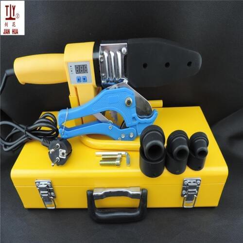 Free shipping 20-32mm 220V digital display device for welding of plastic pipes machine for welding pvc plastic tube soldering