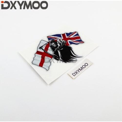Death Car Styling Vinyl Tape Knight Hunter US UK Flag Motocross Sticker