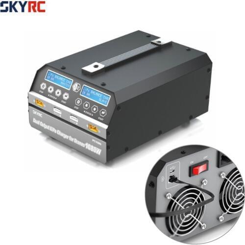 SKYRC PC1080 Drone Battery Chargers 1080W 20A Dual Output LiPo LiHV Battery Charger for Plant Protection UAV