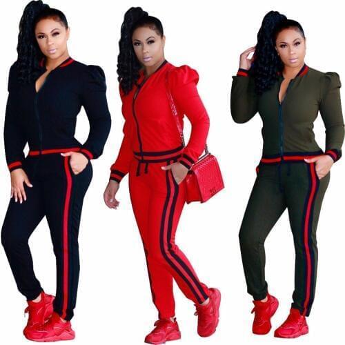 Womens two piece sets 2019 casaul tracksuit women clothes Plus size