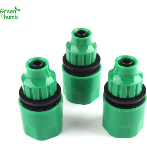 1/2/3/5/10/50pcs Quick Connector Garden Hose Pipe Nipple-Type Adapter Connect 4/7mm or 8/11mm Hose for Irrigation Connectors