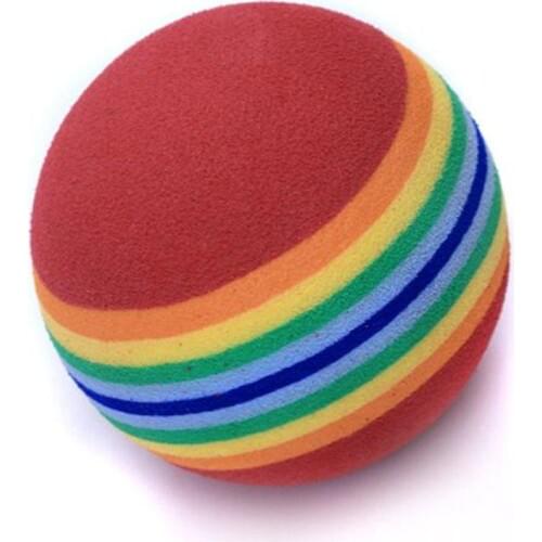 None 20pcs Golf Sponge Soft Rainbow Balls Golf Swing Training Balls Sponge Foam Golfer/ Tennis Sponge golf ball