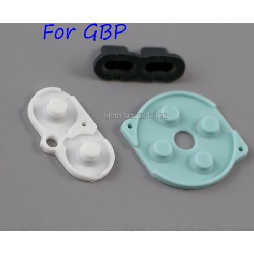 50sets Rubber Conductive Buttons A B D pad for GameBoy Pocket For GBP Silicone Pads Start Select Keypad Repair parts