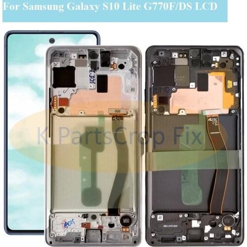 6.7'' ORIGINAL AMOLED S10 lite LCD For SAMSUNG Galaxy S10lite G770F, G770F/DS, G770F/DSM lcd Touch Screen Digitizer s10 lite lcd