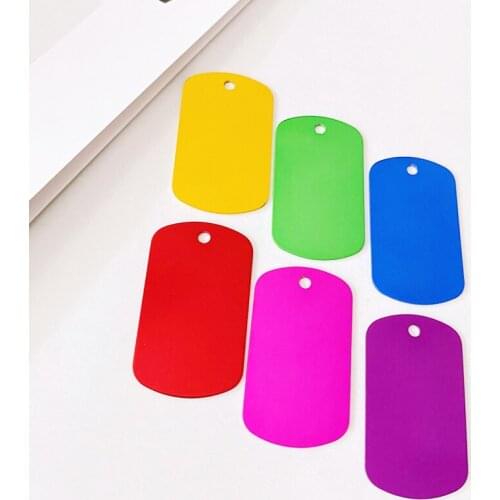 100pcs Cheap Wholesale Military Dog Tag Plates Pendant For Pet Cat Id Collar Necklace Charm Free Shipping