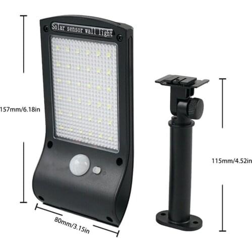 Wireless Solar Lights Outdoor Solar Security Lights IP65 Waterproof Motion Sensor Lamp Durable Outdoor Lights for Fence Patio