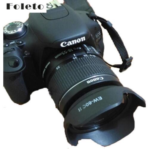 EW-60C EW60C Flower shape Lens Hood for Canon EF 18-55mm 28-90mm 28-80mm