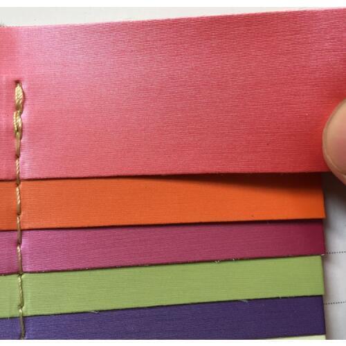 0.6MM thickness synthetic PU Decorative packing Imitate silk material