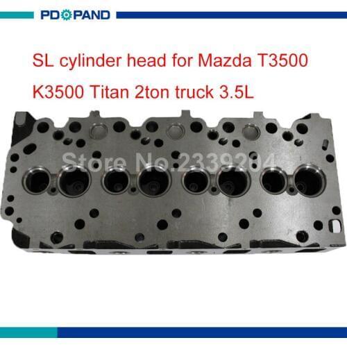 High quality SL diesel engine part bare cylinder head for Mazda Titan 2ton truck T3500 K3500 3.5L OSL0110100E OSL01 10 100E