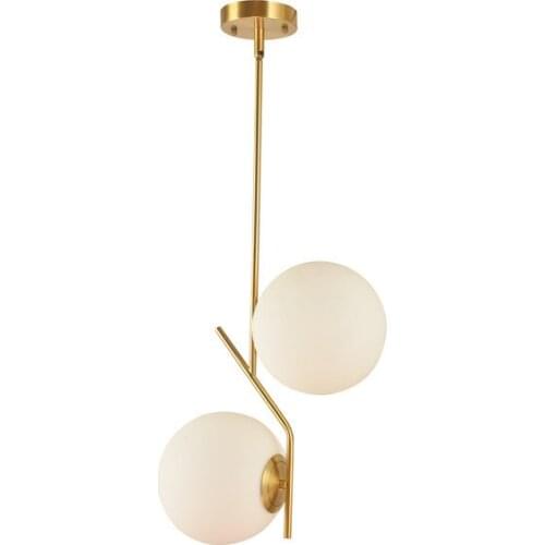 Nordic glass ball crystal chandeliers ceiling led light lamparas de techo colgante moderna kitchen chandeliers lustres