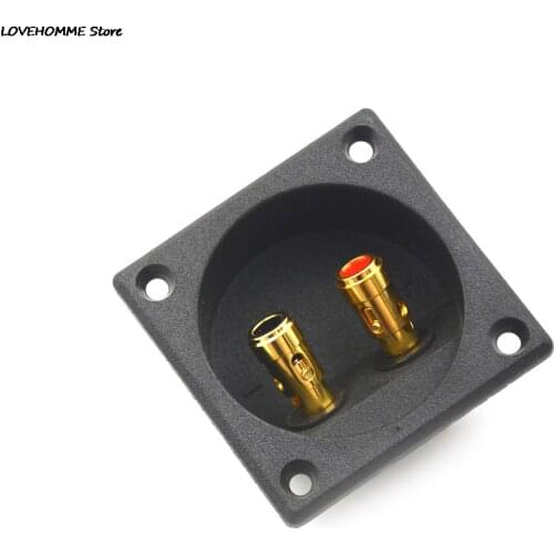 1pcs 57 x 57 x 25mm Round Cup Subwoofer Plug Car Stereo Speaker Box Terminal Connector