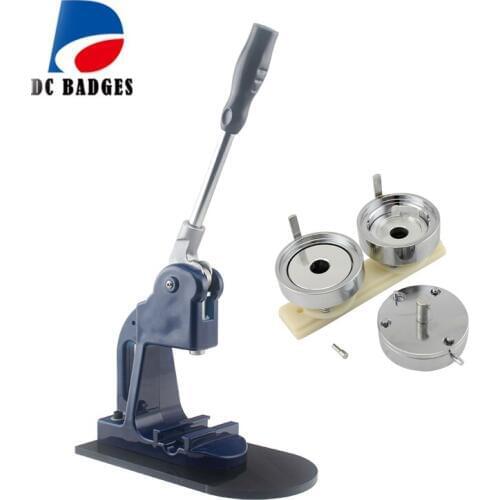 Round Shape 37mm badge mould+new pro badge machine can interchangeable Die Mould machine