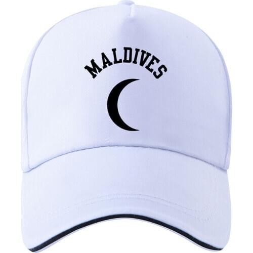 MALDIVES hat free diy custom name number logo MDV cap nation flag MV dhivehi country print photo text respirant baseball cap