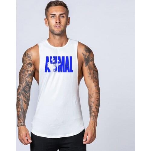 Mens Tank Top Stringer Clothing Bodybuilding Workout Singlets Gym Cotton Fitness Vest Muscle Sleeveless Sportswear Undershirt