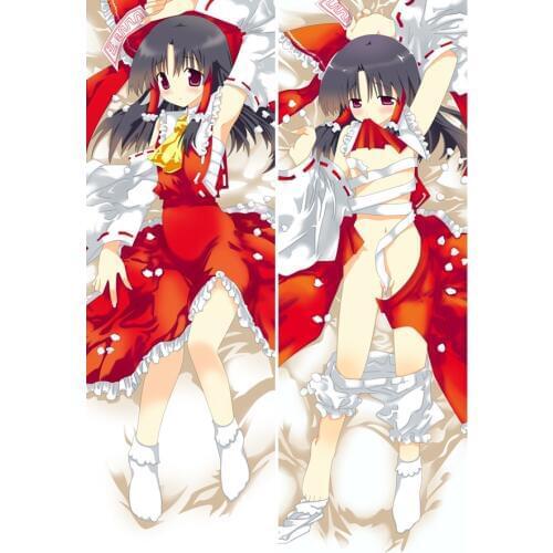 Cute 150cm Japanese Pillowcase TouHou Project Hakurei Reimu Cutei decorative Hugging Body Pillow Case Bedding