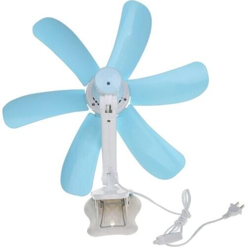 Multifunction Electric Fan Mute Wall Hanging Clip Fans Foldable Holder Air Fan With Remote Control