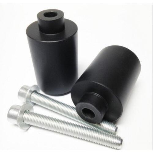 Motorcycle Black No Cut Frame Slider Crash Protector For 2004-2011 Yamaha FZ6 Fazer FZ6S